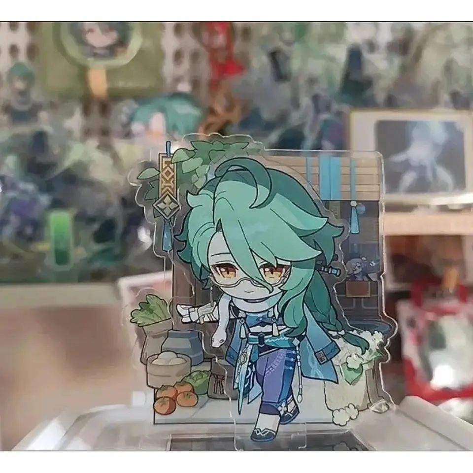 Genshin Impact Anime Figures Stand Plate Baizhu Desk Friends Kids Gift For Fans Ornament Mô Hình Đứng Standee Anime, In 2 Mặt, Cao 6cm, Trang Trí Decor Bàn Học 3 Genshin Impact Anime Figures Stand Plate Baizhu Desk Friends Kids Gift For Fans Ornament Mô Hình Đứng Standee Anime, In 2 Mặt, Cao 6cm, Trang Trí Decor Bàn Học - Ảnh 3