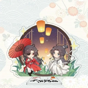 Heavenly God Blesses The People Cartoon Anime Tian Guan Ci Fu Xie Lian Hua Cheng Mica Desk Mô Hình Đứng Standee Anime, In 2 Mặt, Cao 6cm, Trang Trí Decor Bàn Học