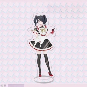 Hot Game Anime Girl Figure Rain Acrylic Stand Support Cosplay Model Table Decoration Car Mô Hình Đứng Standee Anime, In 2 Mặt, Cao 6cm, Trang Trí Decor Bàn Học