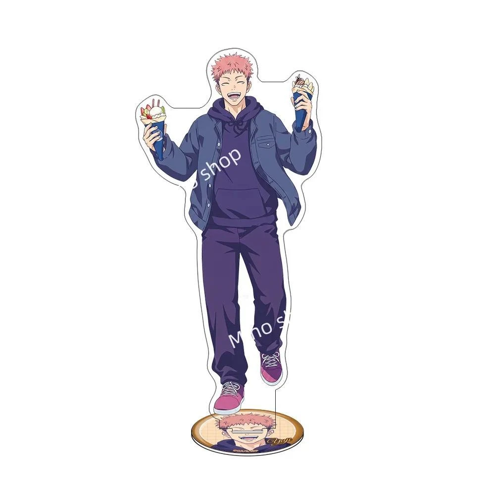 Jujutsu Kaisen 5th Anniversary Casual Style Yuji Gojo Yuta Double Sided Mica Holder Cute Mô Hình Đứng Standee Anime, In 2 Mặt, Cao 6cm, Trang Trí Decor Bàn Học 5 Jujutsu Kaisen 5th Anniversary Casual Style Yuji Gojo Yuta Double Sided Mica Holder Cute Mô Hình Đứng Standee Anime, In 2 Mặt, Cao 6cm, Trang Trí Decor Bàn Học - Ảnh 5