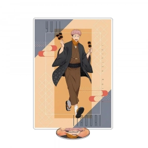 Jujutsu Kaisen 5th Anniversary Reproduction Version Kimono Double Sided Mica Holder Cute Mô Hình Đứng Standee Anime,  In 2 Mặt, Cao 6cm, Trang Trí Decor Bàn Học