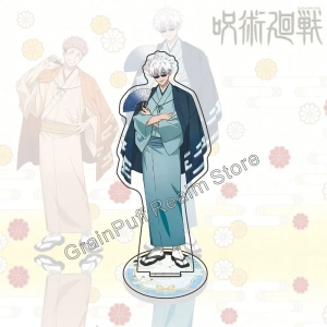 Jujutsu Kaisen Acrylic Standee&keychain, Kimono Visual Style, Gojo Satoru & Itadori Yuji Mô Hình Đứng Standee Anime, In 2 Mặt, Cao 6cm, Trang Trí Decor Bàn Học