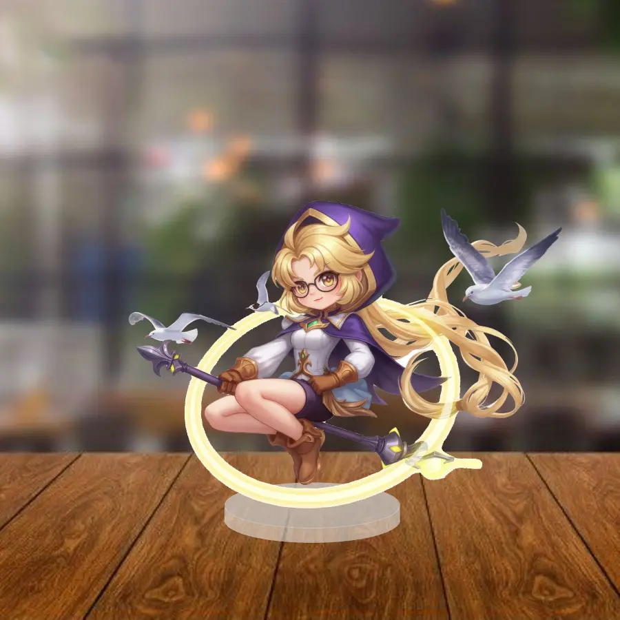 Lien Quan Mobile Character Standee Model - 15cm - Mica Material - Study Corner Desk Decoration Mô Hình Đứng Standee Anime, In 2 Mặt, Cao 6cm, Trang Trí Decor Bàn Học 2 Lien Quan Mobile Character Standee Model - 15cm - Mica Material - Study Corner Desk Decoration Mô Hình Đứng Standee Anime, In 2 Mặt, Cao 6cm, Trang Trí Decor Bàn Học - Ảnh 2