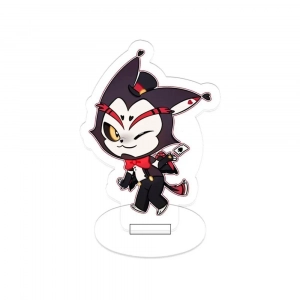 Lucifer Alastor Stand Card Q Version Mini Kawaii Student Desktops Decorate Standing Sign Mô Hình Đứng Standee Anime,  In 2 Mặt, Cao 6cm, Trang Trí Decor Bàn Học