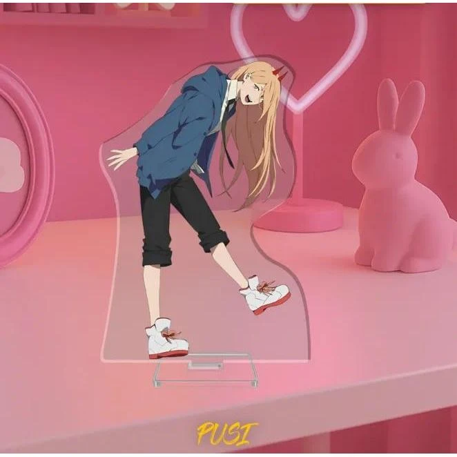 Mica Standee For Chainsaw Man Power Reze Makima Denji Anime Character Humanoid T Mica Holder Mô Hình Đứng Standee Anime, In 2 Mặt, Cao 6cm, Trang Trí Decor Bàn Học 3 Mica Standee For Chainsaw Man Power Reze Makima Denji Anime Character Humanoid T Mica Holder Mô Hình Đứng Standee Anime, In 2 Mặt, Cao 6cm, Trang Trí Decor Bàn Học - Ảnh 3