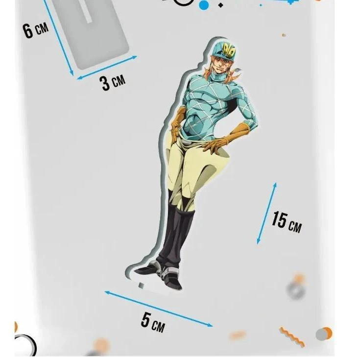 Micas Standing Model For Steel Ball Run Gyro Zepeli Collection Anime Accessories Mô Hình Đứng Standee Anime, In 2 Mặt, Cao 6cm, Trang Trí Decor Bàn Học 3 Micas Standing Model For Steel Ball Run Gyro Zepeli Collection Anime Accessories Mô Hình Đứng Standee Anime, In 2 Mặt, Cao 6cm, Trang Trí Decor Bàn Học - Ảnh 3