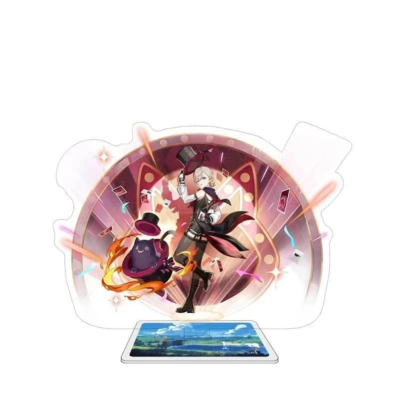 New Arrivals Anime Yuanshen Impact Lyney Freminet Lynette Cosplay Acrylic Figure Holder Model Mô Hình Đứng Standee Anime, In 2 Mặt, Cao 6cm, Trang Trí Decor Bàn Học 2 New Arrivals Anime Yuanshen Impact Lyney Freminet Lynette Cosplay Acrylic Figure Holder Model Mô Hình Đứng Standee Anime, In 2 Mặt, Cao 6cm, Trang Trí Decor Bàn Học - Ảnh 2
