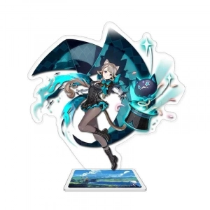 New Arrivals Anime Yuanshen Impact Lyney Freminet Lynette Cosplay Acrylic Figure Holder Model Mô Hình Đứng Standee Anime, In 2 Mặt, Cao 6cm, Trang Trí Decor Bàn Học