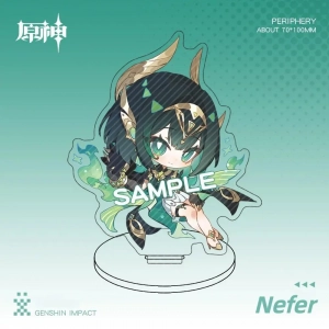 New Genshin Impact Standee Model Flins Nefer Lauma Ineffa Aino Anime Desktop Acrylic Ornament Mô Hình Đứng Standee Anime,  In 2 Mặt, Cao 6cm, Trang Trí Decor Bàn Học
