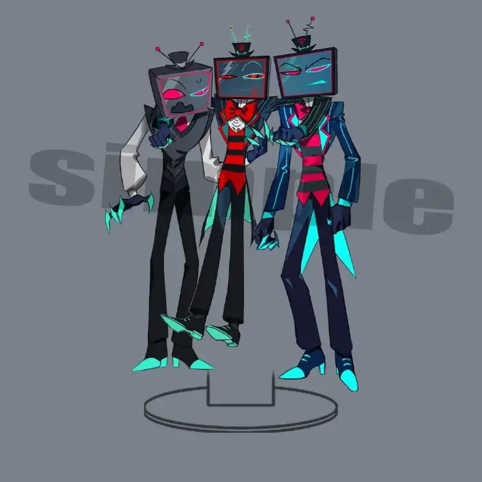 New Hell Figuers Vox Three Person Combination Stand Acrylic Desktop Standing Sign Model Custom Charm Phone Personalized, Keychain, Mô Hình Đứng Standee Anime, In 2 Mặt, Cao 6cm, Trang Trí Decor Bàn Học, Balo 1 New Hell Figuers Vox Three Person Combination Stand Acrylic Desktop Standing Sign Model Custom Charm Phone Personalized, Keychain, Mô Hình Đứng Standee Anime, In 2 Mặt, Cao 6cm, Trang Trí Decor Bàn Học, Balo