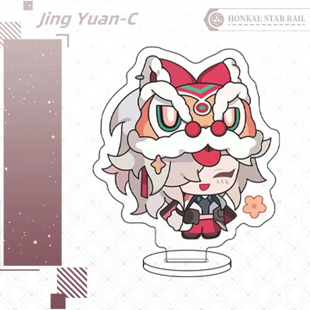 New Honkai: Star Rail Blade Jingyuan Character Stand Cute Cartoon Anime Acrylic Tabletop Mô Hình Đứng Standee Anime, In 2 Mặt, Cao 6cm, Trang Trí Decor Bàn Học 3 New Honkai: Star Rail Blade Jingyuan Character Stand Cute Cartoon Anime Acrylic Tabletop Mô Hình Đứng Standee Anime, In 2 Mặt, Cao 6cm, Trang Trí Decor Bàn Học - Ảnh 3