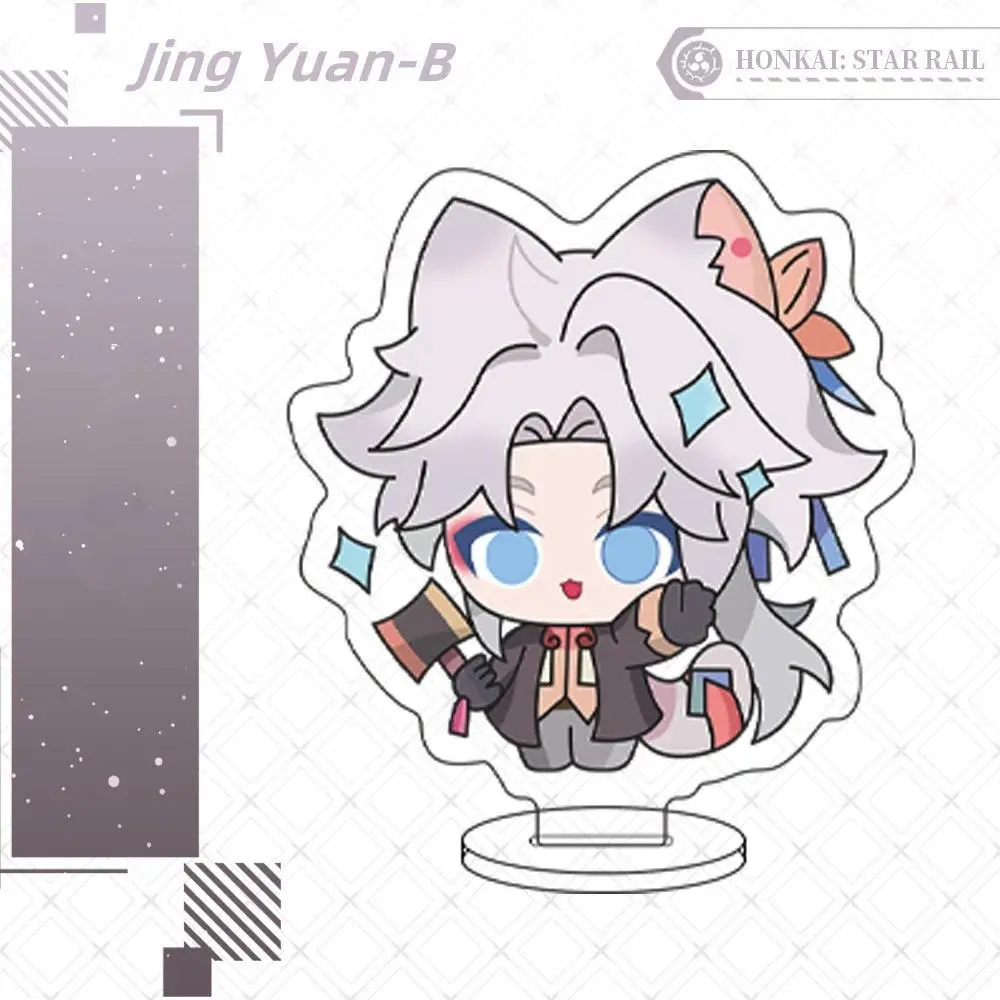 New Honkai: Star Rail Blade Jingyuan Character Stand Cute Cartoon Anime Acrylic Tabletop Mô Hình Đứng Standee Anime, In 2 Mặt, Cao 6cm, Trang Trí Decor Bàn Học 4 New Honkai: Star Rail Blade Jingyuan Character Stand Cute Cartoon Anime Acrylic Tabletop Mô Hình Đứng Standee Anime, In 2 Mặt, Cao 6cm, Trang Trí Decor Bàn Học - Ảnh 4