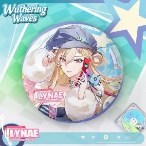 New Wuthering Waves Aemeth Chisa Lynae Mornye Keychain Holder Anime Pendant Key Ring Backpack Mô Hình Đứng Standee Anime,  In 2 Mặt, Cao 6cm, Trang Trí Decor Bàn Học
