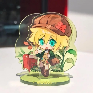 Omori Mica Standee Modelbasil Figure Display Anime Goods Collection Desk Decoration Ornament Mô Hình Đứng Standee Anime, In 2 Mặt, Cao 6cm, Trang Trí Decor Bàn Học
