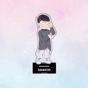 Osomatsu-san Karamatsu Choromatsu Todomatsu Anime Mica Holder Keychain Tabletop Model Mô Hình Đứng Standee Anime, In 2 Mặt, Cao 6cm, Trang Trí Decor Bàn Học