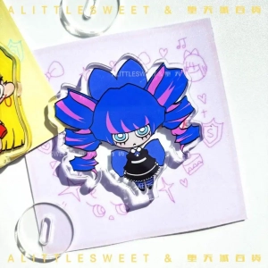 Panty Stocking With Garterbelt Standeeee Mica Cartoon Display Anime Goods Collection Desk Mô Hình Đứng Standee Anime, In 2 Mặt, Cao 6cm, Trang Trí Decor Bàn Học