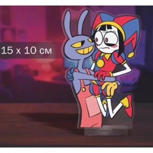 Q Version Acrylic Standee For Tadc Jax Bunny Pomni Anime Character Desktop Toy Mô Hình Đứng Standee Anime, In 2 Mặt, Cao 6cm, Trang Trí Decor Bàn Học