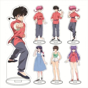 Ranma 1/2 Tendou Akane Acrylic Anime Stand Mica Keychain Desk Fashion Friends Gift Figure Mica Mô Hình Đứng Standee Anime, In 2 Mặt, Cao 6cm, Trang Trí Decor Bàn Học