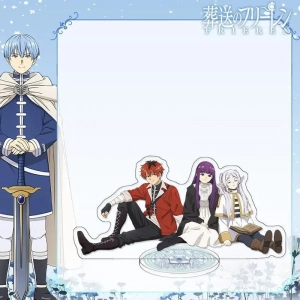 Standee Model Frieren Funeral Mage Acrylic Decor Desk Study Corner 12cm Mô Hình Đứng Standee Anime, In 2 Mặt, Cao 6cm, Trang Trí Decor Bàn Học