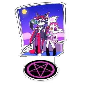 Standeeee Micaees Hazbin Hotel Charlier Vaggie Vox Alastor Husk Desk Standeeation Collection Mô Hình Đứng Standee Anime, In 2 Mặt, Cao 6cm, Trang Trí Decor Bàn Học