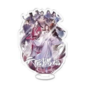 Tian Guan Ci Fu Xie Lian Hua Cheng Peripheral Acrylic Ornaments S Transparent Desktop Standee Mô Hình Đứng Standee Anime, In 2 Mặt, Cao 6cm, Trang Trí Decor Bàn Học