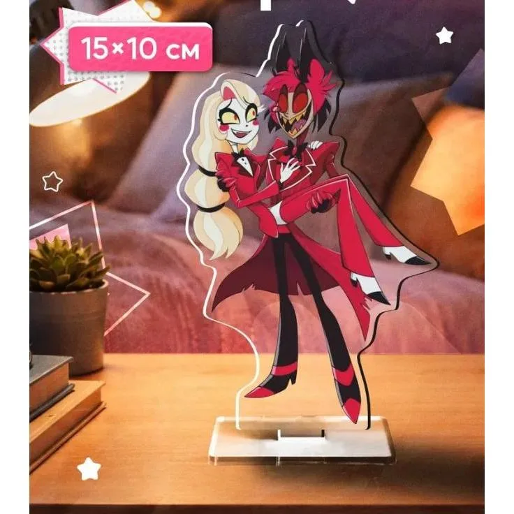 Valentine's Day Style Standee Acrylic For Hazbin Hotel Alastor Charlie Lucifer Vox Acrylic Mô Hình Đứng Standee Anime, In 2 Mặt, Cao 6cm, Trang Trí Decor Bàn Học 2 Valentine's Day Style Standee Acrylic For Hazbin Hotel Alastor Charlie Lucifer Vox Acrylic Mô Hình Đứng Standee Anime, In 2 Mặt, Cao 6cm, Trang Trí Decor Bàn Học - Ảnh 2