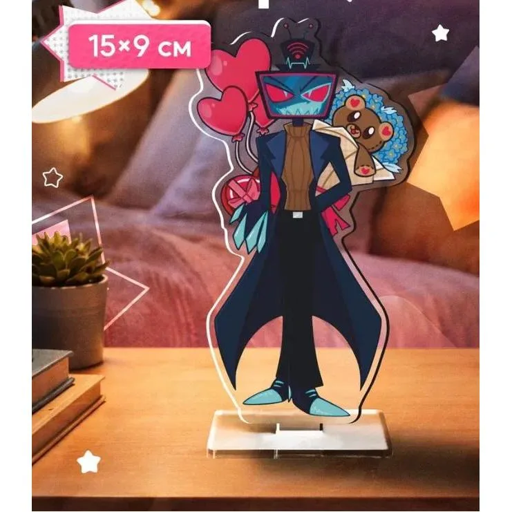 Valentine's Day Style Standee Acrylic For Hazbin Hotel Alastor Charlie Lucifer Vox Acrylic Mô Hình Đứng Standee Anime, In 2 Mặt, Cao 6cm, Trang Trí Decor Bàn Học 3 Valentine's Day Style Standee Acrylic For Hazbin Hotel Alastor Charlie Lucifer Vox Acrylic Mô Hình Đứng Standee Anime, In 2 Mặt, Cao 6cm, Trang Trí Decor Bàn Học - Ảnh 3