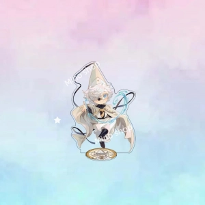 Witch Hat Atelier Qifrey Olruggio Kawaii Mica Keychain Holder Cute Anime Desk Model Mô Hình Đứng Standee Anime, In 2 Mặt, Cao 6cm, Trang Trí Decor Bàn Học
