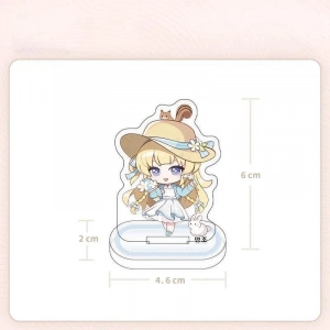 Wuthering Waves Mica Two-sided Stand Rover Yangyang Camelly Changli Cosplay Model Cute Mô Hình Đứng Standee Anime, In 2 Mặt, Cao 6cm, Trang Trí Decor Bàn Học