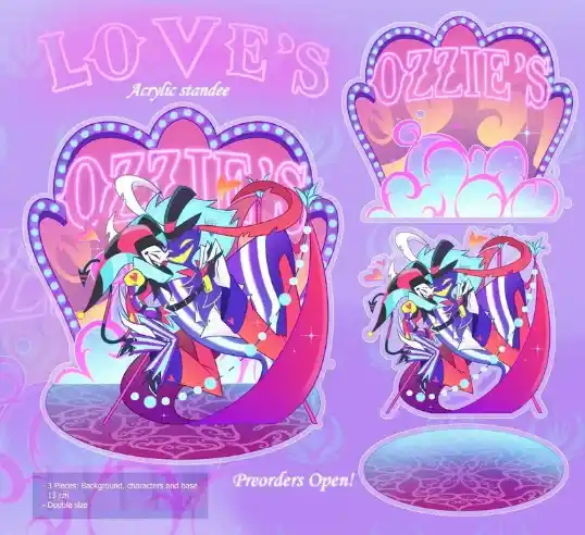 1 Acrylic Standee For Helluva Boss Anime Character Desktop Ornament Decorative Ornament Custom Charm Phone Personalized, Keychain, Mô Hình Đứng Standee Anime, In 2 Mặt, Cao 6cm, Trang Trí Decor Bàn Học, Balo 2 1 Acrylic Standee For Helluva Boss Anime Character Desktop Ornament Decorative Ornament Custom Charm Phone Personalized, Keychain, Mô Hình Đứng Standee Anime, In 2 Mặt, Cao 6cm, Trang Trí Decor Bàn Học, Balo - Ảnh 2