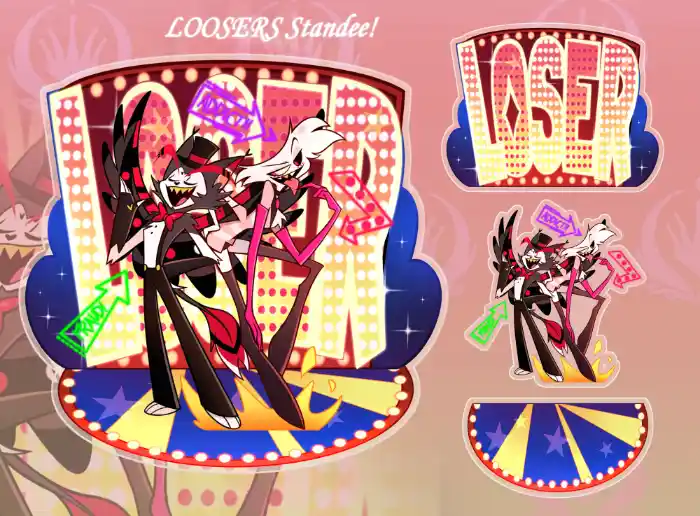 1 Acrylic Standee For Helluva Boss Anime Character Desktop Ornament Decorative Ornament Custom Charm Phone Personalized, Keychain, Mô Hình Đứng Standee Anime, In 2 Mặt, Cao 6cm, Trang Trí Decor Bàn Học, Balo 3 1 Acrylic Standee For Helluva Boss Anime Character Desktop Ornament Decorative Ornament Custom Charm Phone Personalized, Keychain, Mô Hình Đứng Standee Anime, In 2 Mặt, Cao 6cm, Trang Trí Decor Bàn Học, Balo - Ảnh 3