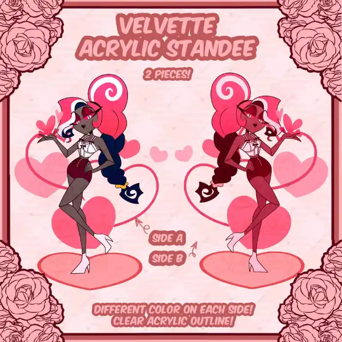 1 Acrylic Standee For Jjk Rosie Alastor Anime Character Desktop Ornament Decorative Custom Charm Phone Personalized, Keychain, Mô Hình Đứng Standee Anime, In 2 Mặt, Cao 6cm, Trang Trí Decor Bàn Học, Balo 2 1 Acrylic Standee For Jjk Rosie Alastor Anime Character Desktop Ornament Decorative Custom Charm Phone Personalized, Keychain, Mô Hình Đứng Standee Anime, In 2 Mặt, Cao 6cm, Trang Trí Decor Bàn Học, Balo - Ảnh 2