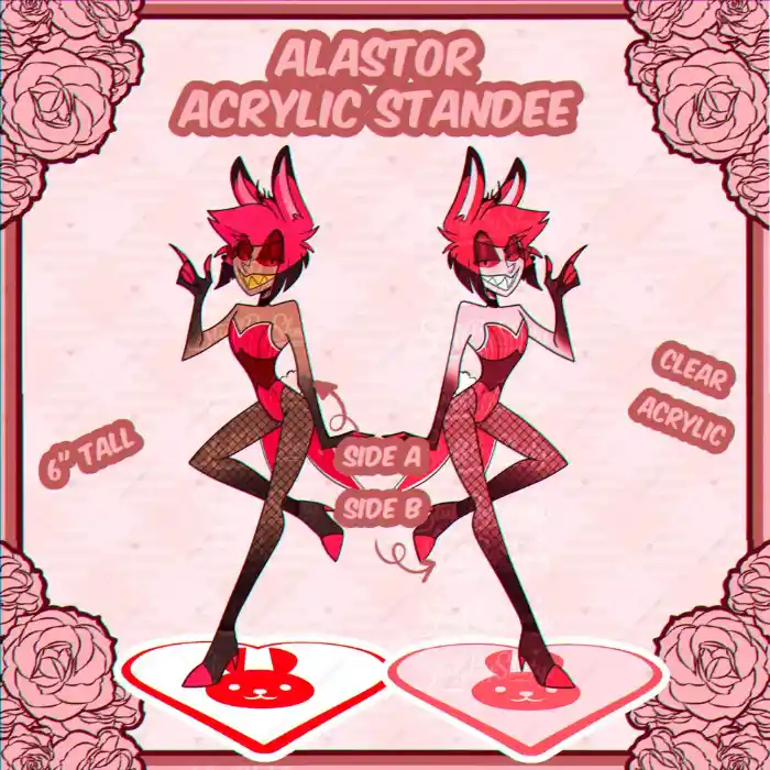1 Acrylic Standee For Jjk Rosie Alastor Anime Character Desktop Ornament Decorative Custom Charm Phone Personalized, Keychain, Mô Hình Đứng Standee Anime, In 2 Mặt, Cao 6cm, Trang Trí Decor Bàn Học, Balo 8 1 Acrylic Standee For Jjk Rosie Alastor Anime Character Desktop Ornament Decorative Custom Charm Phone Personalized, Keychain, Mô Hình Đứng Standee Anime, In 2 Mặt, Cao 6cm, Trang Trí Decor Bàn Học, Balo - Ảnh 8