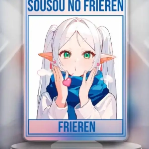 1 Acrylic Standing Plates For Frieren Anime Character Desktop Decorative Ornament Custom Charm Phone Personalized, Keychain, Mô Hình Đứng Standee Anime, In 2 Mặt, Cao 6cm, Trang Trí Decor Bàn Học, Balo