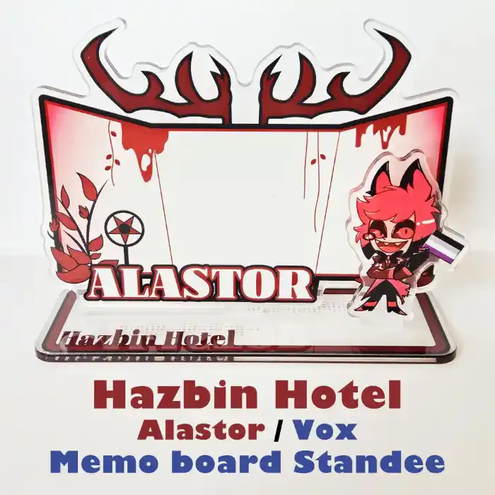 1 Acrylic Standing Plates For Hazbin Hotel Alastor Anime Character Desktop Ornament Custom Charm Phone Personalized, Keychain, Mô Hình Đứng Standee Anime, In 2 Mặt, Cao 6cm, Trang Trí Decor Bàn Học, Balo 2 1 Acrylic Standing Plates For Hazbin Hotel Alastor Anime Character Desktop Ornament Custom Charm Phone Personalized, Keychain, Mô Hình Đứng Standee Anime, In 2 Mặt, Cao 6cm, Trang Trí Decor Bàn Học, Balo - Ảnh 2