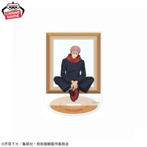 1 Acrylic Standing Plates For Jjk Yuji Itadori Anime Character Desktop Ornament Decorative Custom Charm Phone Personalized, Keychain, Mô Hình Đứng Standee Anime, In 2 Mặt, Cao 6cm, Trang Trí Decor Bàn Học, Balo