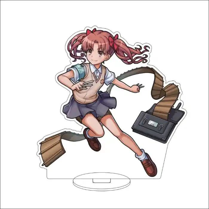 1 Anime A Certain Scientific Railgun Misaka Mikoto Shirai Kuroko Saten Ruiko Cos Acrylic Custom Charm Phone Personalized, Keychain, Mô Hình Đứng Standee Anime, In 2 Mặt, Cao 6cm, Trang Trí Decor Bàn Học, Balo 2 1 Anime A Certain Scientific Railgun Misaka Mikoto Shirai Kuroko Saten Ruiko Cos Acrylic Custom Charm Phone Personalized, Keychain, Mô Hình Đứng Standee Anime, In 2 Mặt, Cao 6cm, Trang Trí Decor Bàn Học, Balo - Ảnh 2