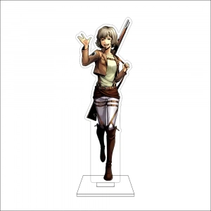 1 Anime Attack On Titan Cosplay Acrylic Figure Stand Plate Eldo Gin Floch Forster Custom Charm Phone Personalized, Keychain, Mô Hình Đứng Standee Anime, In 2 Mặt, Cao 6cm, Trang Trí Decor Bàn Học, Balo