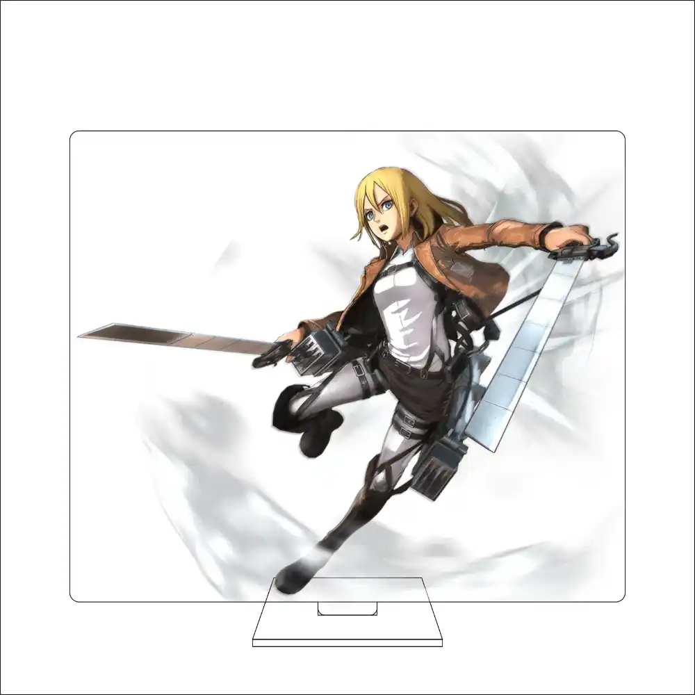 1 Anime Attack On Titan Cosplay Acrylic Figure Stand Plate Ymir Sasha Braus Conny Springe Custom Charm Phone Personalized, Keychain, Mô Hình Đứng Standee Anime, In 2 Mặt, Cao 6cm, Trang Trí Decor Bàn Học, Balo 6 1 Anime Attack On Titan Cosplay Acrylic Figure Stand Plate Ymir Sasha Braus Conny Springe Custom Charm Phone Personalized, Keychain, Mô Hình Đứng Standee Anime, In 2 Mặt, Cao 6cm, Trang Trí Decor Bàn Học, Balo - Ảnh 6