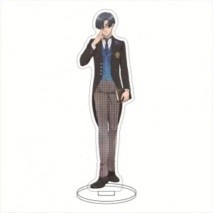 1 Anime Black Butler Acrylic Figure Stand Model Cosplay Charm Characters Ornament Custom Charm Phone Personalized, Keychain, Mô Hình Đứng Standee Anime,  In 2 Mặt, Cao 6cm, Trang Trí Decor Bàn Học, Balo