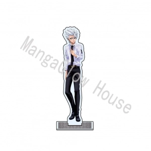 1 Anime Bleach Acrylic Stand Sousuke Aizen Figure Desktop Decoration Collectible Ornament Custom Charm Phone Personalized, Keychain, Mô Hình Đứng Standee Anime,  In 2 Mặt, Cao 6cm, Trang Trí Decor Bàn Học, Balo