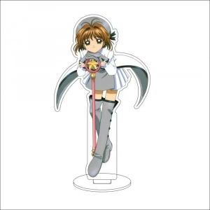 1 Anime Cardcaptor Sakura Kinomoto Sakura Daidouji Tomoyo Li Syaoran Cos Acrylic Figure Custom Charm Phone Personalized, Keychain, Mô Hình Đứng Standee Anime, In 2 Mặt, Cao 6cm, Trang Trí Decor Bàn Học, Balo