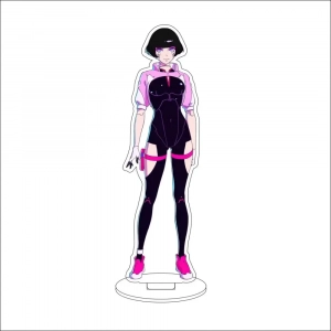 1 Anime Cyberpunk: Edgerunners Falco Rebecca David Martinez Lucyna Kushinada Kiwi Cos Custom Charm Phone Personalized, Keychain, Mô Hình Đứng Standee Anime, In 2 Mặt, Cao 6cm, Trang Trí Decor Bàn Học, Balo