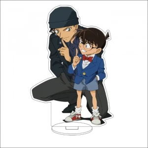1 Anime Detective Conan Conan Edogawa Mōri Ran Kudō Shin'ichi Mōri Kogorō Cos Acrylic Custom Charm Phone Personalized, Keychain, Mô Hình Đứng Standee Anime, In 2 Mặt, Cao 6cm, Trang Trí Decor Bàn Học, Balo