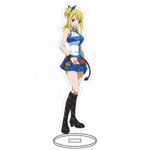 1 Anime Fairy Tail Acrylic Figure Stand Model Cosplay Characters Ornament Accessories Custom Charm Phone Personalized, Keychain, Mô Hình Đứng Standee Anime,  In 2 Mặt, Cao 6cm, Trang Trí Decor Bàn Học, Balo
