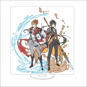 1 Anime Game Genshin Impact Ajax Tartaglia Cos Acrylic Figure Stand Ornaments Chrismas Custom Charm Phone Personalized, Keychain, Mô Hình Đứng Standee Anime, In 2 Mặt, Cao 6cm, Trang Trí Decor Bàn Học, Balo
