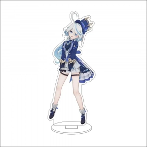 1 Anime Game Genshin Impact Furina De Fontaine Focalors Cos Acrylic Figure Stand Custom Charm Phone Personalized, Keychain, Mô Hình Đứng Standee Anime, In 2 Mặt, Cao 6cm, Trang Trí Decor Bàn Học, Balo