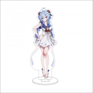 1 Anime Game Genshin Impact Ganyu Cos Acrylic Figure Stand Chrismas Gifts Lovely Custom Charm Phone Personalized, Keychain, Mô Hình Đứng Standee Anime, In 2 Mặt, Cao 6cm, Trang Trí Decor Bàn Học, Balo