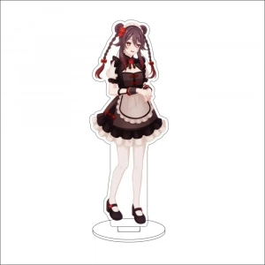 1 Anime Game Genshin Impact Hu Tao Cos Acrylic Figure Stand Ornaments Chrismas Gifts Goods Custom Charm Phone Personalized, Keychain, Mô Hình Đứng Standee Anime, In 2 Mặt, Cao 6cm, Trang Trí Decor Bàn Học, Balo