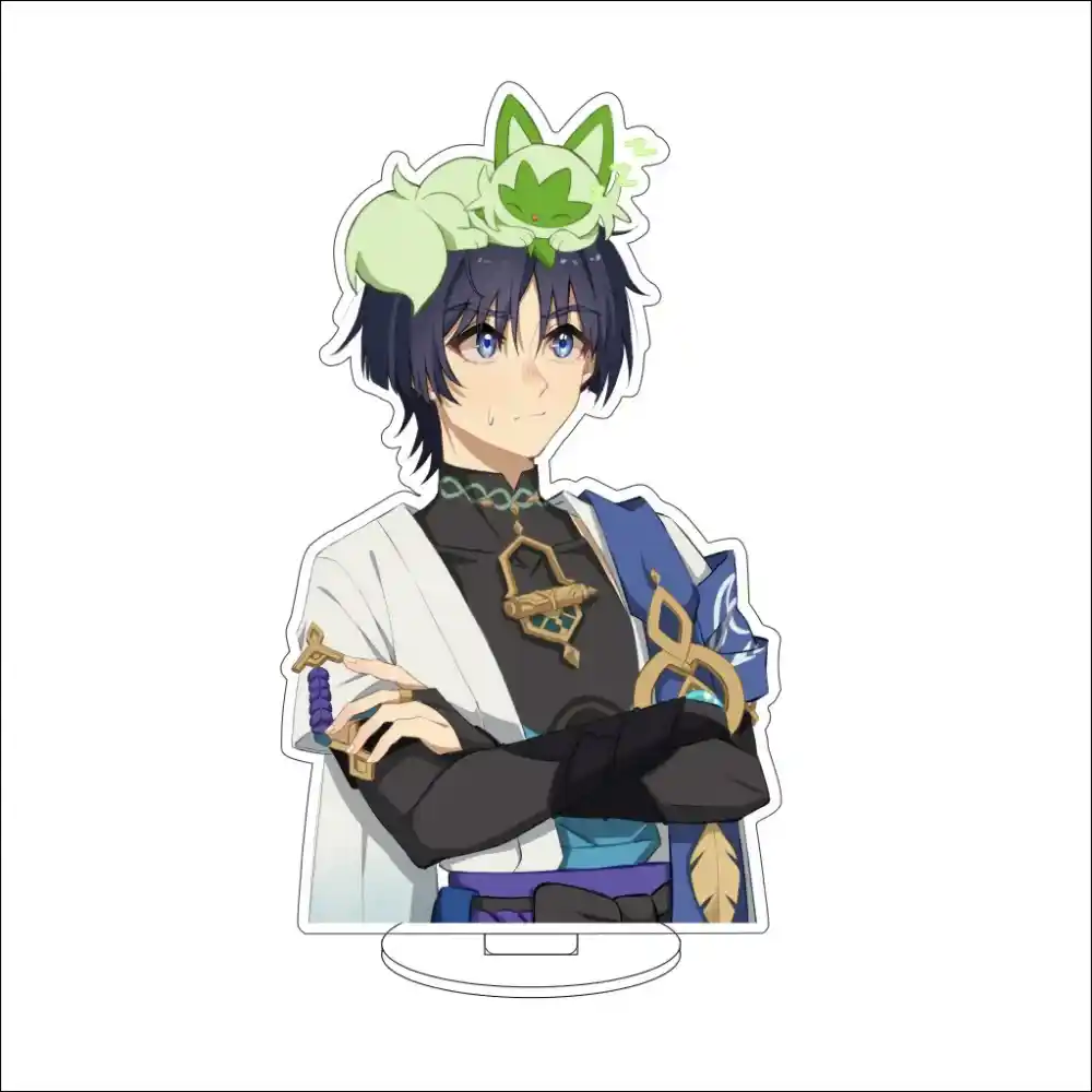 1 Anime Game Genshin Impact Kunikuzushi Wanderer Scaramouche Cos Acrylic Figure Stand Custom Charm Phone Personalized, Keychain, Mô Hình Đứng Standee Anime, In 2 Mặt, Cao 6cm, Trang Trí Decor Bàn Học, Balo 3 1 Anime Game Genshin Impact Kunikuzushi Wanderer Scaramouche Cos Acrylic Figure Stand Custom Charm Phone Personalized, Keychain, Mô Hình Đứng Standee Anime, In 2 Mặt, Cao 6cm, Trang Trí Decor Bàn Học, Balo - Ảnh 3